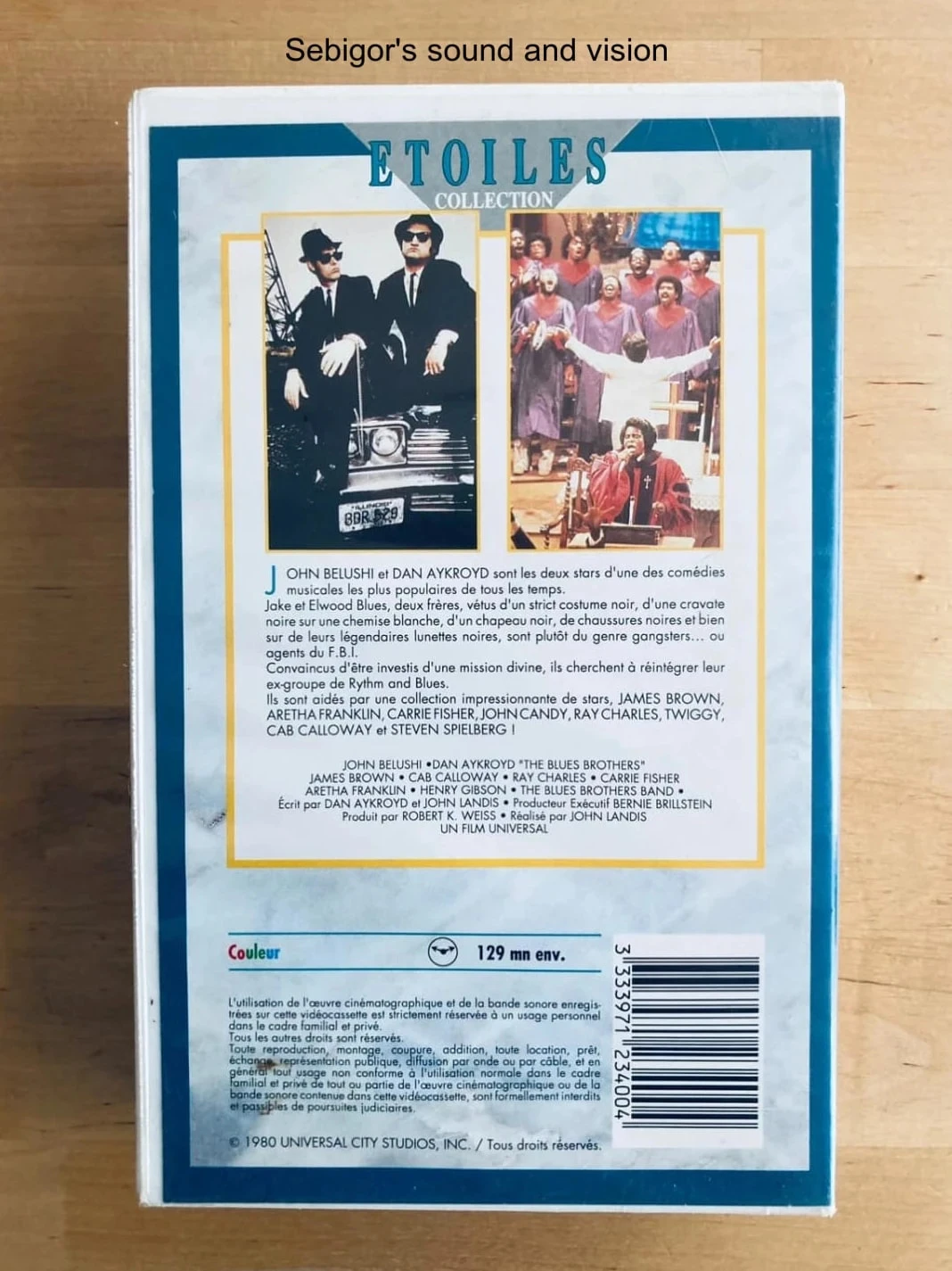 Cassette VHS Los Hermanos Blues. – photo 3